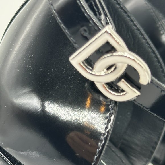 Dolce & Gabbana DG Logo Ankle Strap Platform Pumps Heels Sandals Shoes - Picture 10 of 16